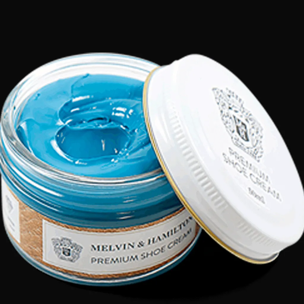 Hot Blue Turquoise Cream Pasta Do Butów | Pasta Do Butów